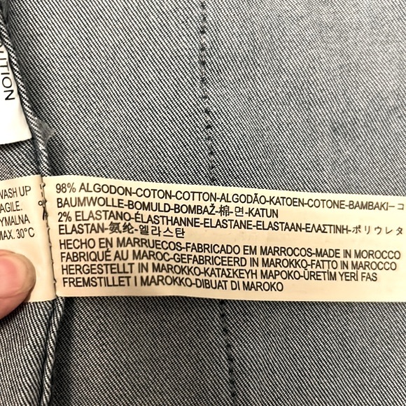 NWT Massimo Dutti Dark Denim Long Jacket - Picture 11 of 14